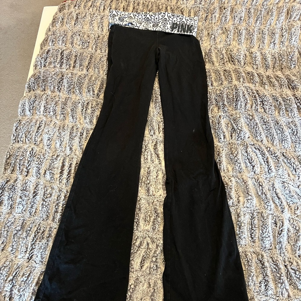 Victoria's Secret PINK Black Yoga Pants